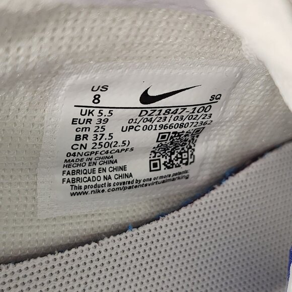 ⭐Nike Air Force 1 Shadow 8 Women's Retro Shoes Sneakers White Orange DZ1847-100⭐ - Picture 7 of 14